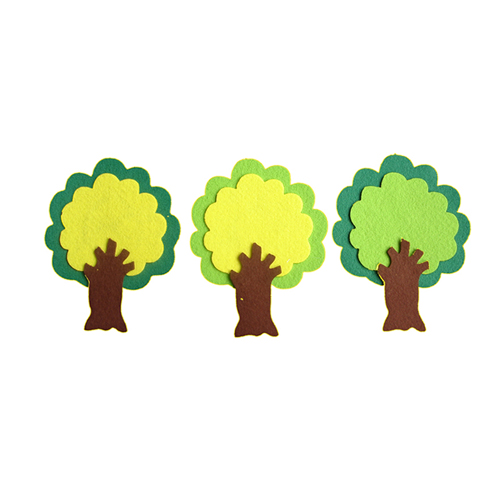 펠트환경재료(나무 D세트)